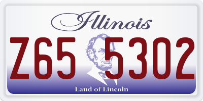 IL license plate Z655302