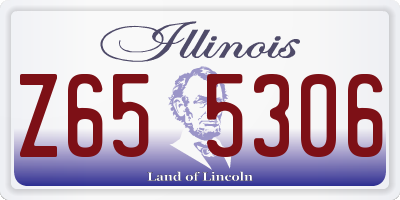 IL license plate Z655306