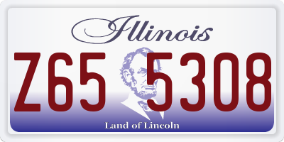 IL license plate Z655308
