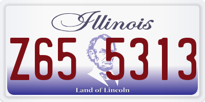IL license plate Z655313