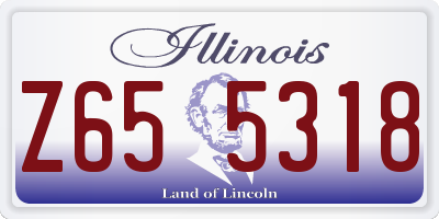 IL license plate Z655318