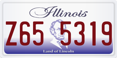 IL license plate Z655319