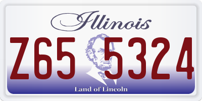 IL license plate Z655324