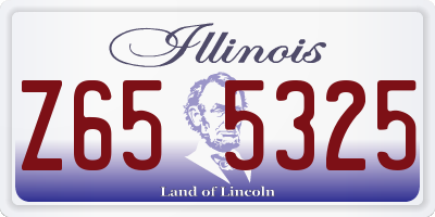 IL license plate Z655325