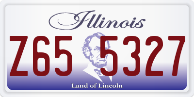 IL license plate Z655327