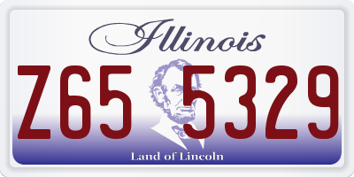 IL license plate Z655329