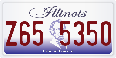 IL license plate Z655350