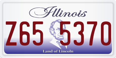 IL license plate Z655370