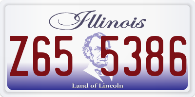 IL license plate Z655386
