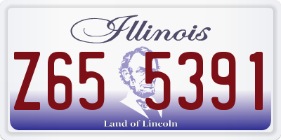 IL license plate Z655391