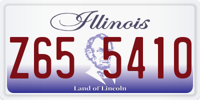 IL license plate Z655410