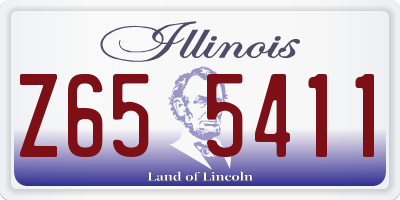 IL license plate Z655411
