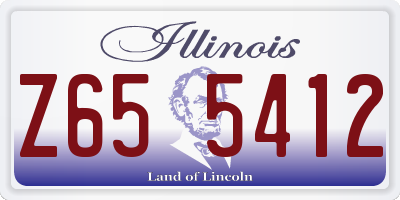 IL license plate Z655412