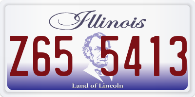 IL license plate Z655413