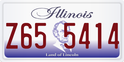 IL license plate Z655414
