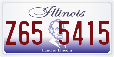 IL license plate Z655415