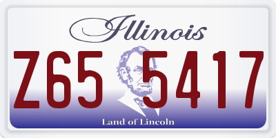 IL license plate Z655417