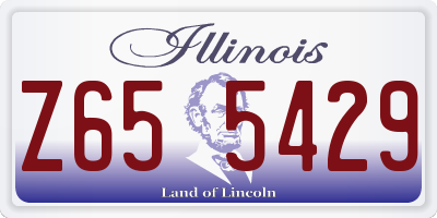 IL license plate Z655429