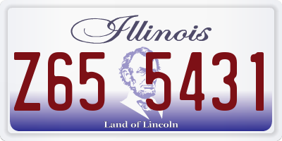 IL license plate Z655431