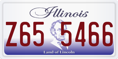 IL license plate Z655466