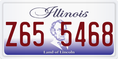 IL license plate Z655468