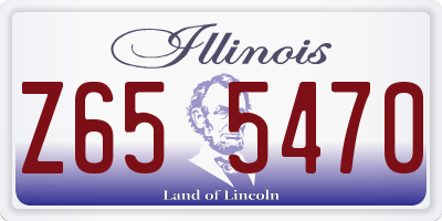 IL license plate Z655470