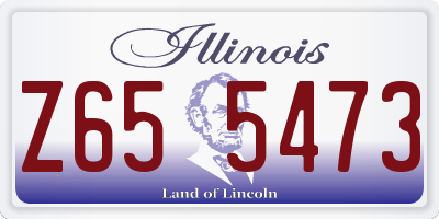 IL license plate Z655473