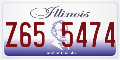 IL license plate Z655474