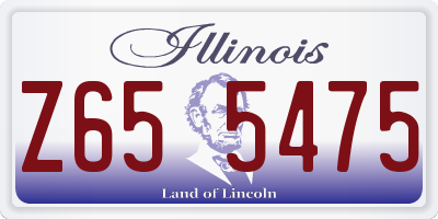 IL license plate Z655475