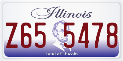 IL license plate Z655478