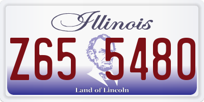 IL license plate Z655480