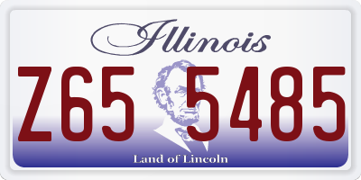 IL license plate Z655485