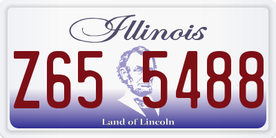 IL license plate Z655488