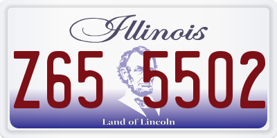 IL license plate Z655502