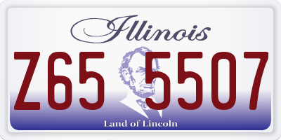 IL license plate Z655507