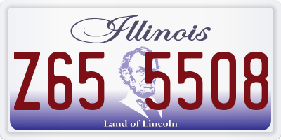 IL license plate Z655508
