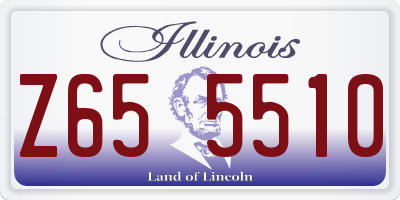 IL license plate Z655510
