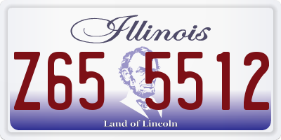 IL license plate Z655512