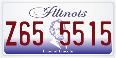 IL license plate Z655515