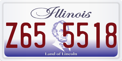IL license plate Z655518