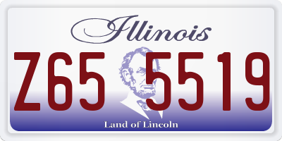 IL license plate Z655519