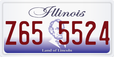 IL license plate Z655524