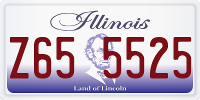IL license plate Z655525