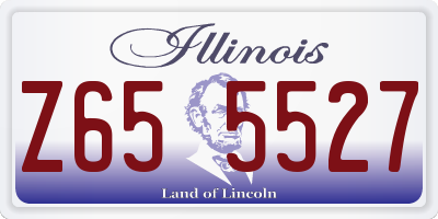IL license plate Z655527