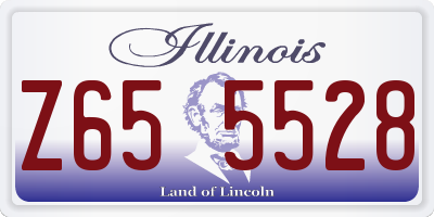 IL license plate Z655528