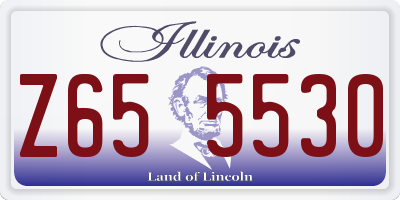 IL license plate Z655530