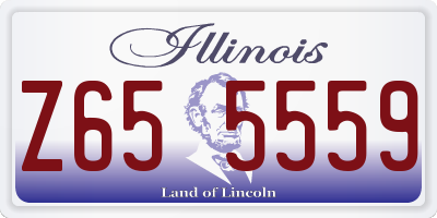 IL license plate Z655559
