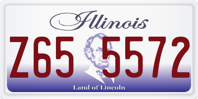 IL license plate Z655572