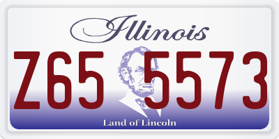 IL license plate Z655573