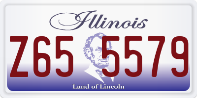 IL license plate Z655579